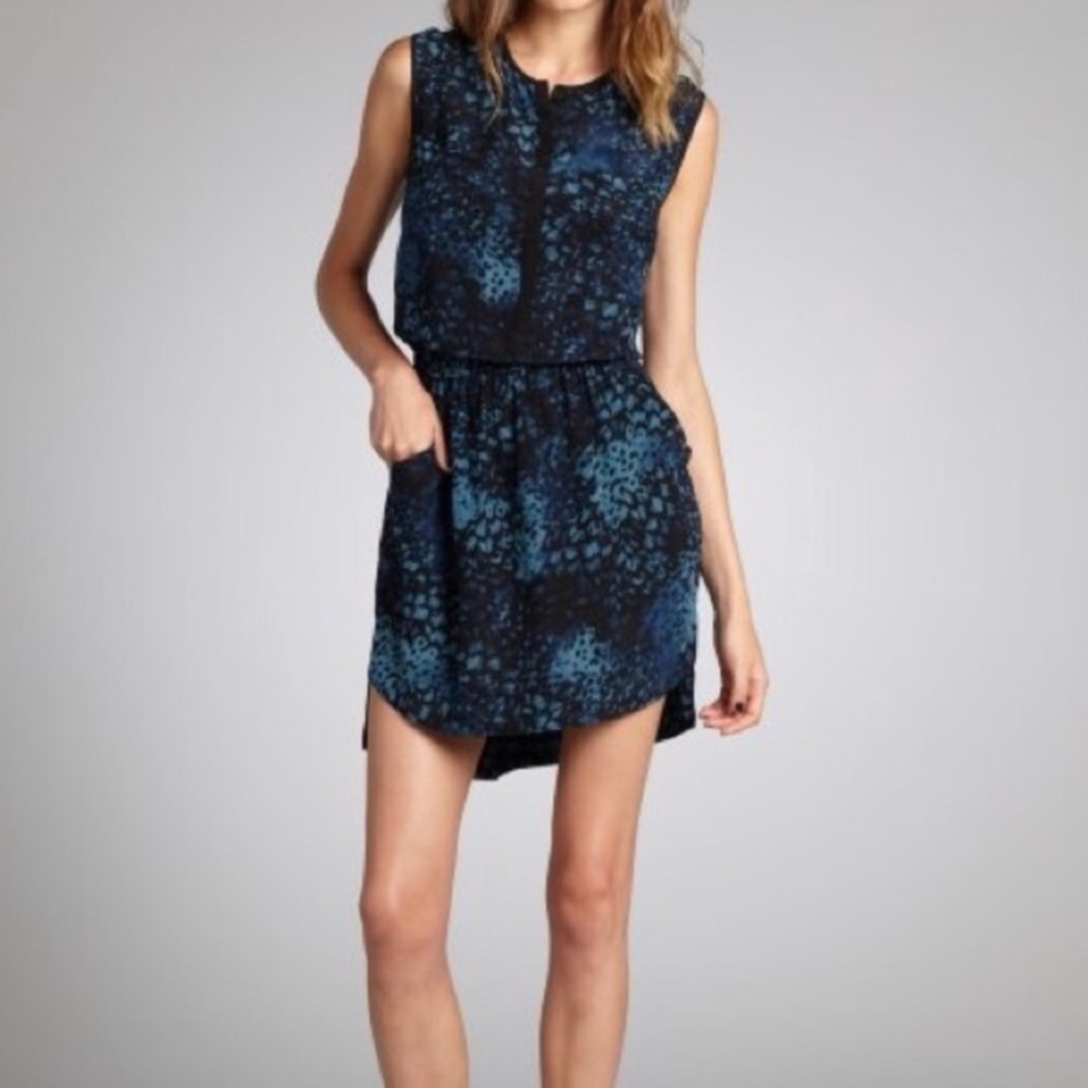 🆕Rebecca Taylor>Silk leopard print dress NWOT